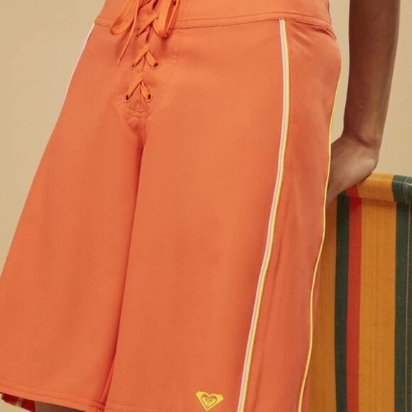 Roxy x Kate Bosworth size s Bermuda board shorts boyshorts Nwot 10" - Picture 9 of 12